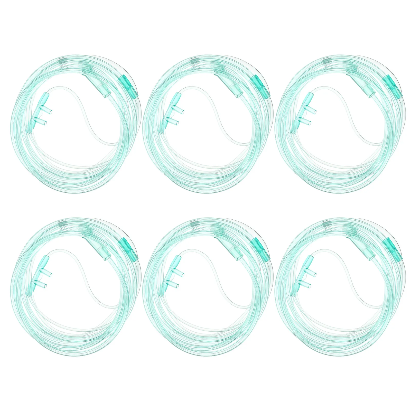 

6Pcs 2 Meters Oxygen Nasal Cannula Oxygen Tubes Tubing Supplies for Adults