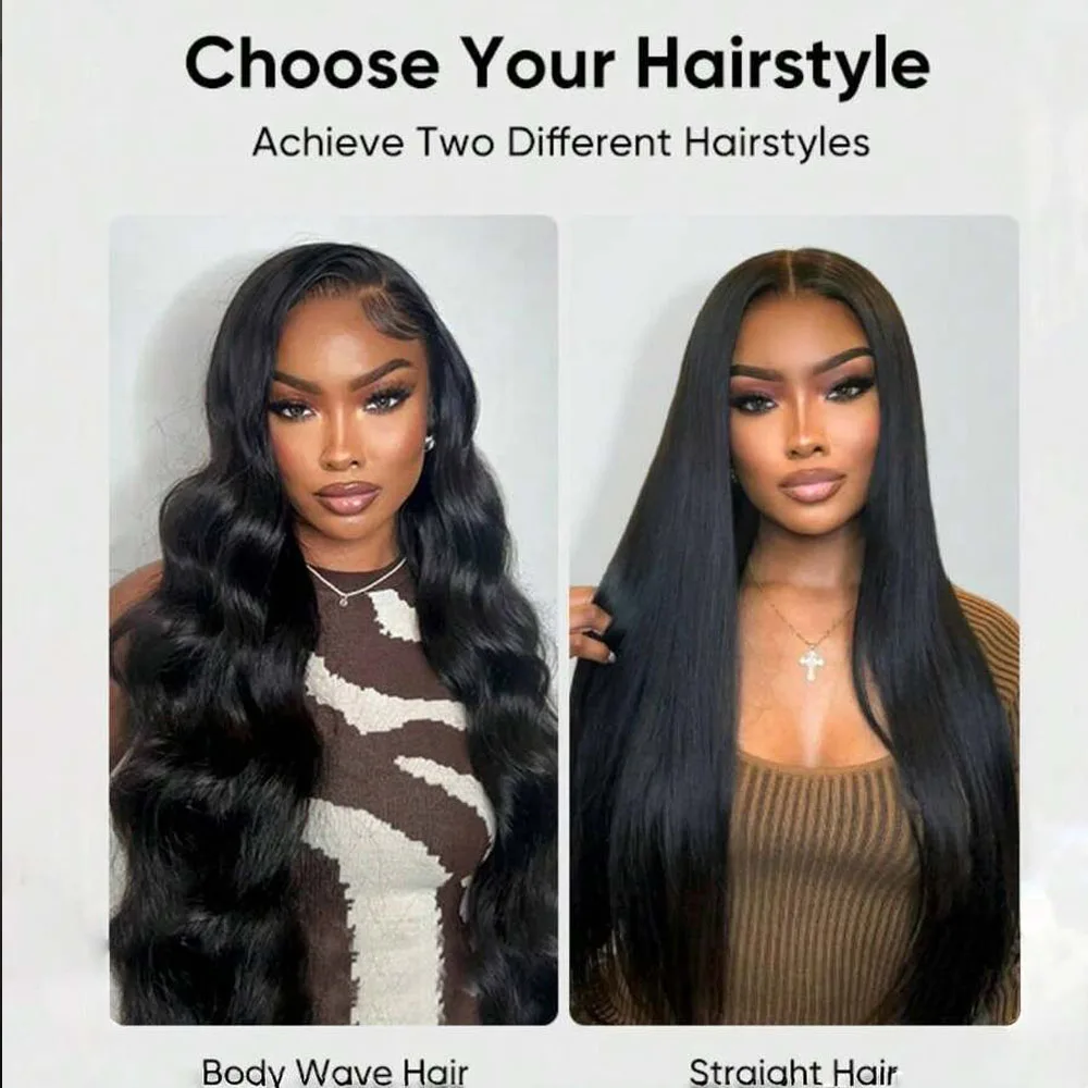 250% densité 40 pouces 13x4 13x6 dentelle avant perruques cheveux humains pré plumés avec des cheveux de bébé Transparent os droite dentelle frontale perruques