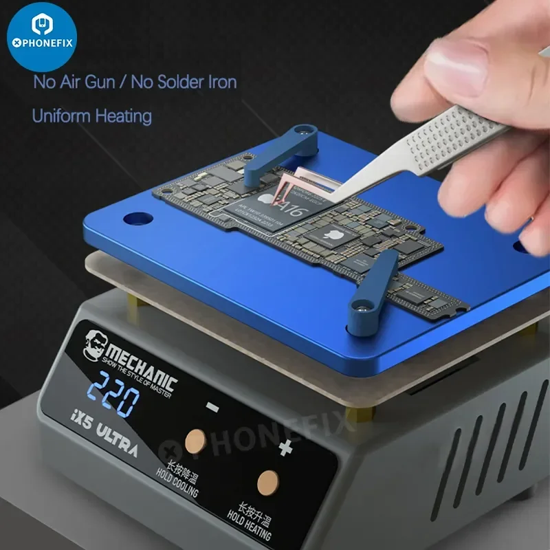 Mechanic IX5 Ultra Preheating Station Constant Temperature Motherboard Welding Table for iPhone X XS XSMAX 11 12 13 14 Pro Max