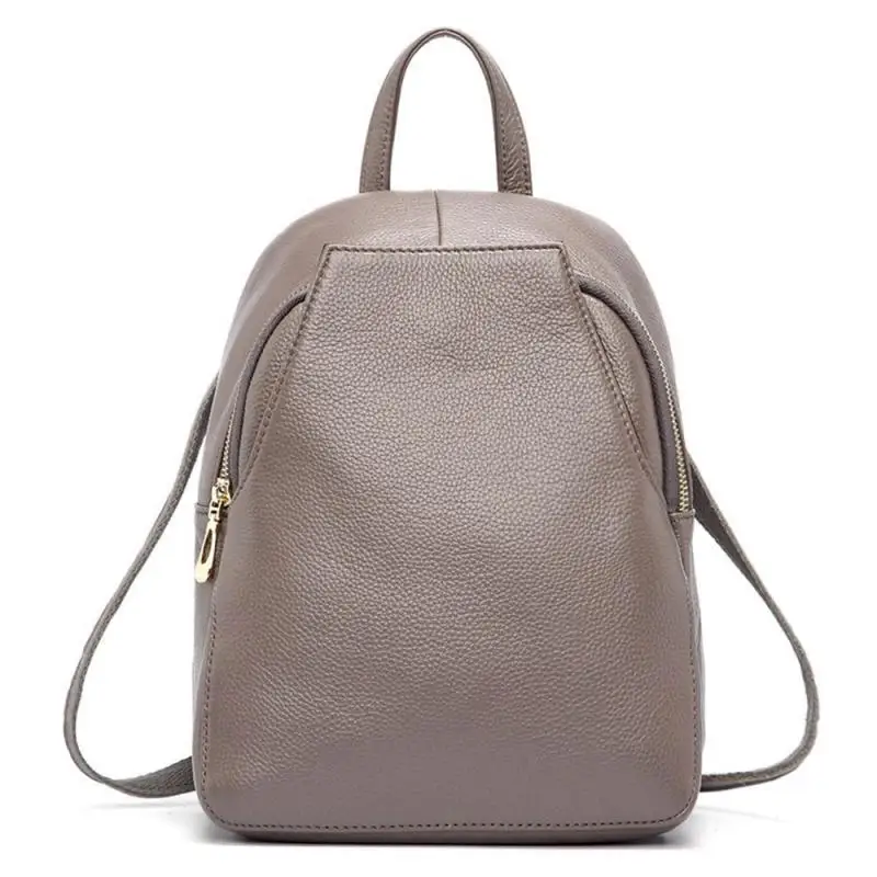 

Japanese And Korean Fashion New Top Layer Cowhide Backpack For Women Casual And Fashion Simple And Versatile Student Backpack