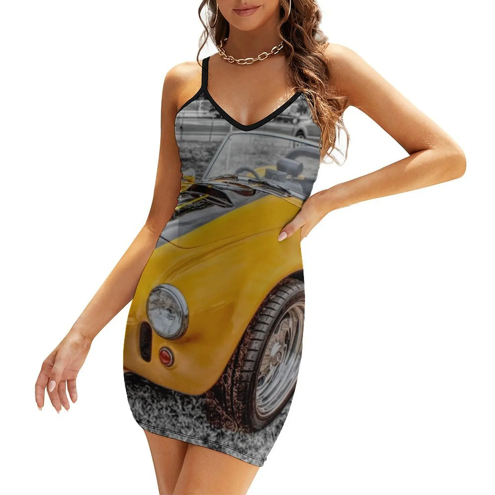 

Yellow AC 351 Cobra Sling Dress ladies dresses for women 2025 summer woman dress 2025 Bride dresses bandage dress
