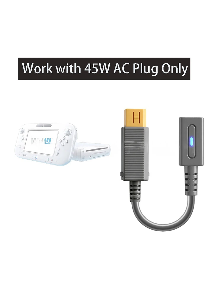 45W Typ-C PD Ladekabel für Nintendo Wii U Nintendo WII U Spielkonsole Stromversorgungskabel USB-C Spielkonsolen-Kabel