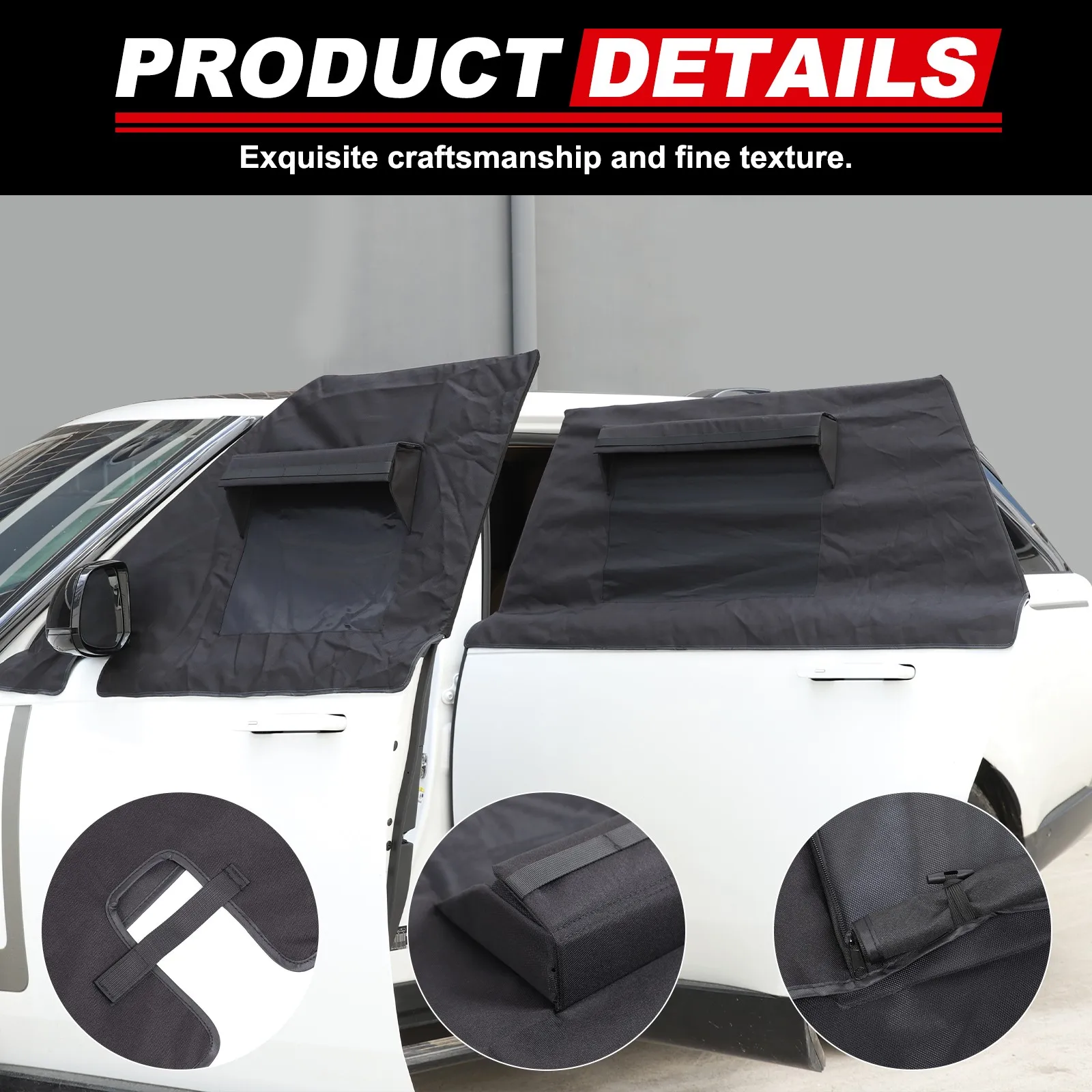 Waterproof Car Front Rear Window Off-road Camping Anti Bug Insect Cover For Range Rover Vogue L460 2023-2026 Shield Cover