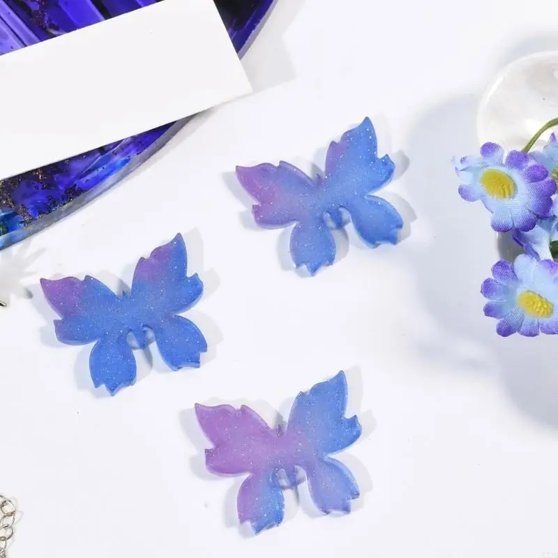 Butterfly Crystal Resin Molds High Quality Silicone For Easy Demolding Create Earrings Necklaces And Brooches
