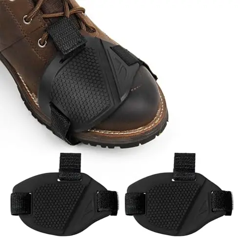 1pc Motorcycle Shift Pad Rubber Boot Protective Cover Adjustable Shifter Shield Anti Slip Pad Universal Shoe Cover Protection