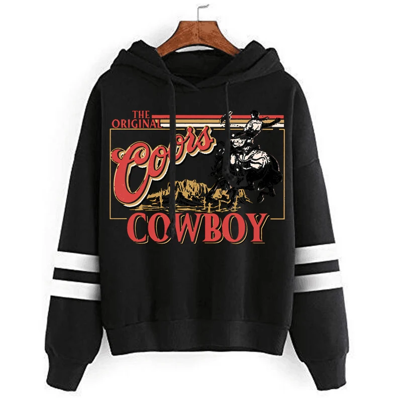 Vintage Riding Coors Rodeo Hoodies Unisex Coors Cowboys Western Country Classic Sweatshirt Retro Cowboys Essential Unisex Hoodie