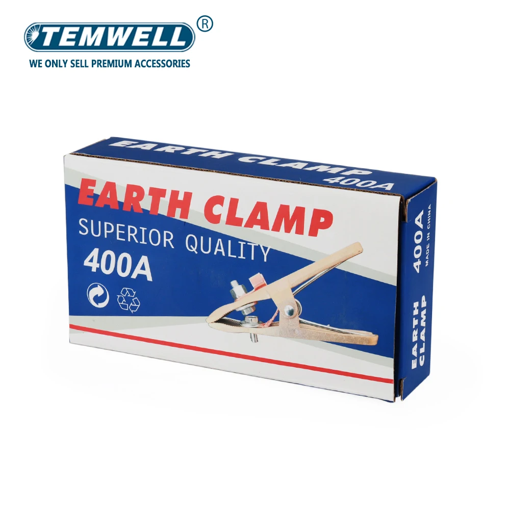 400A Ground Clamp Heavy Duty Earth Clamp for Welding/Cutting/Electrical Transaction Cable Holder Full Copper Body