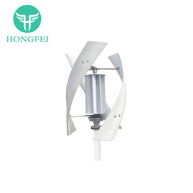 800W Vertical Micro Wind Turbine Maglev Technology Generator High Voltage Vertical Axis Power System for Home Plant Usage