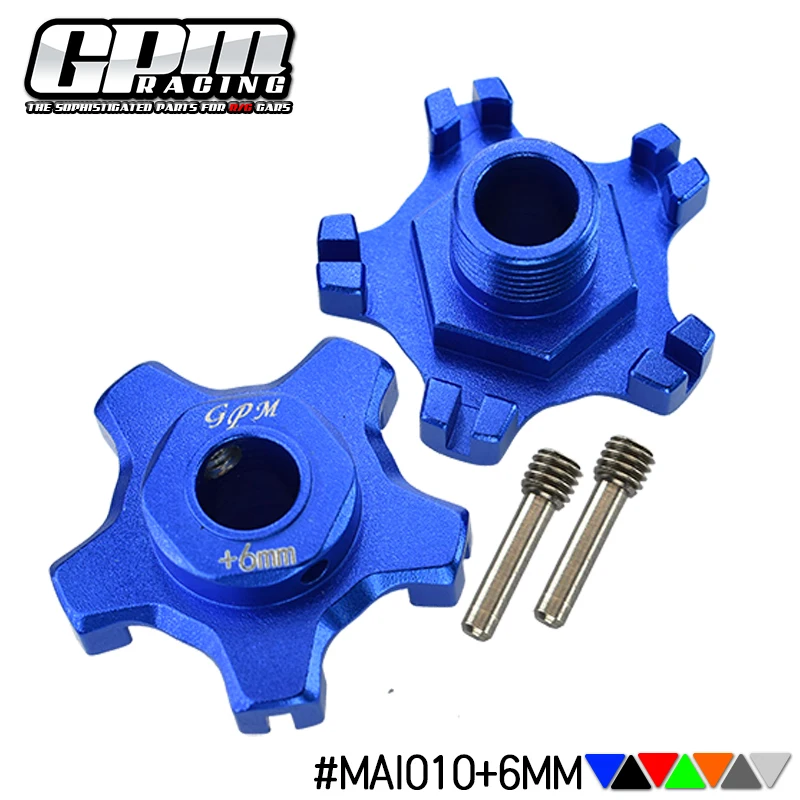 

GPM Aluminum Wheel Hex (+6Mm) For 1/7 Infraction 6S Blx -ARA109001 Arrma