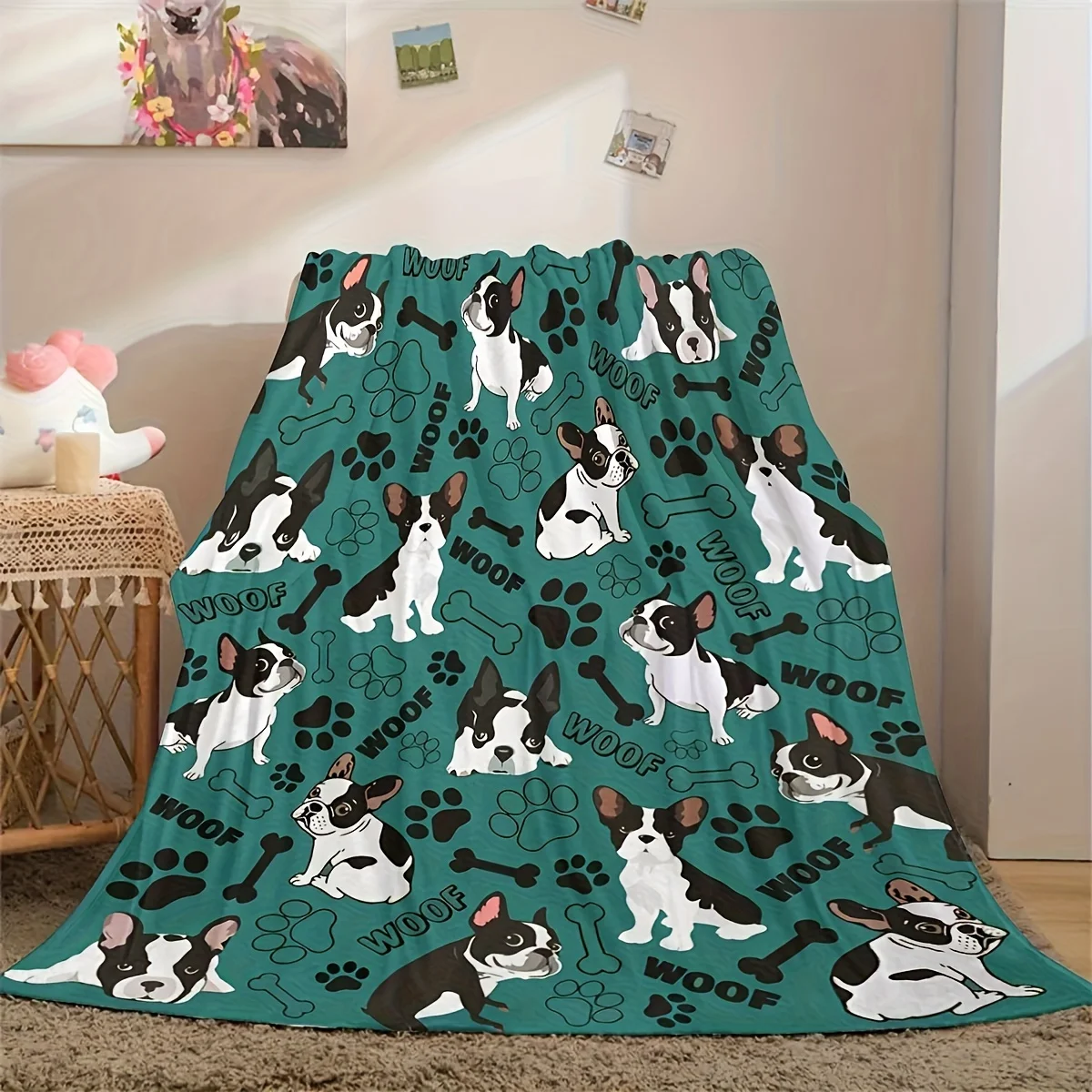 Dog Blanket The Best Gift for Dog Lovers Personalized Holiday Gift Blanket Ultra Soft Warm And Comfortable All-Season Air Condit