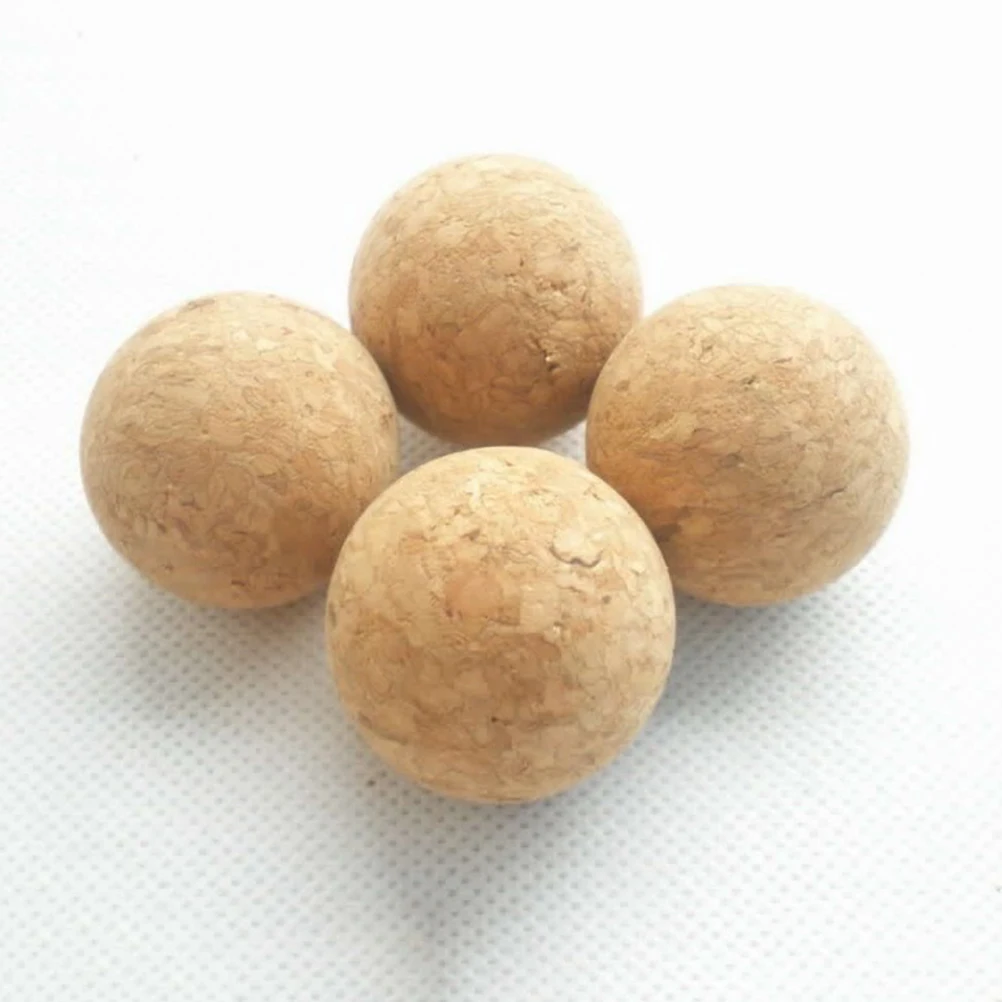 10pcs 3.15cm Cork Solid Wood Foosball Table Soccer Ball Football Balle Baby Foot Fussball Desktop Soccer Dropshipping