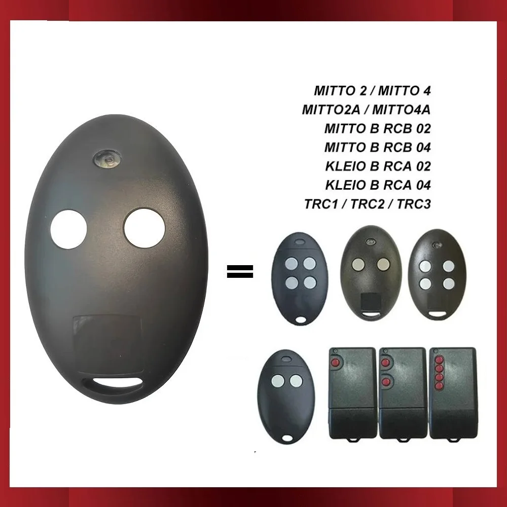 Compatible MITTO 2 4 B RCB 02 04 RCB02 RCB04 MITTO2A MITTO4A TRC1 TRC2 TRC3 Garage Door Remote Control 433.92MHz Rolling Code