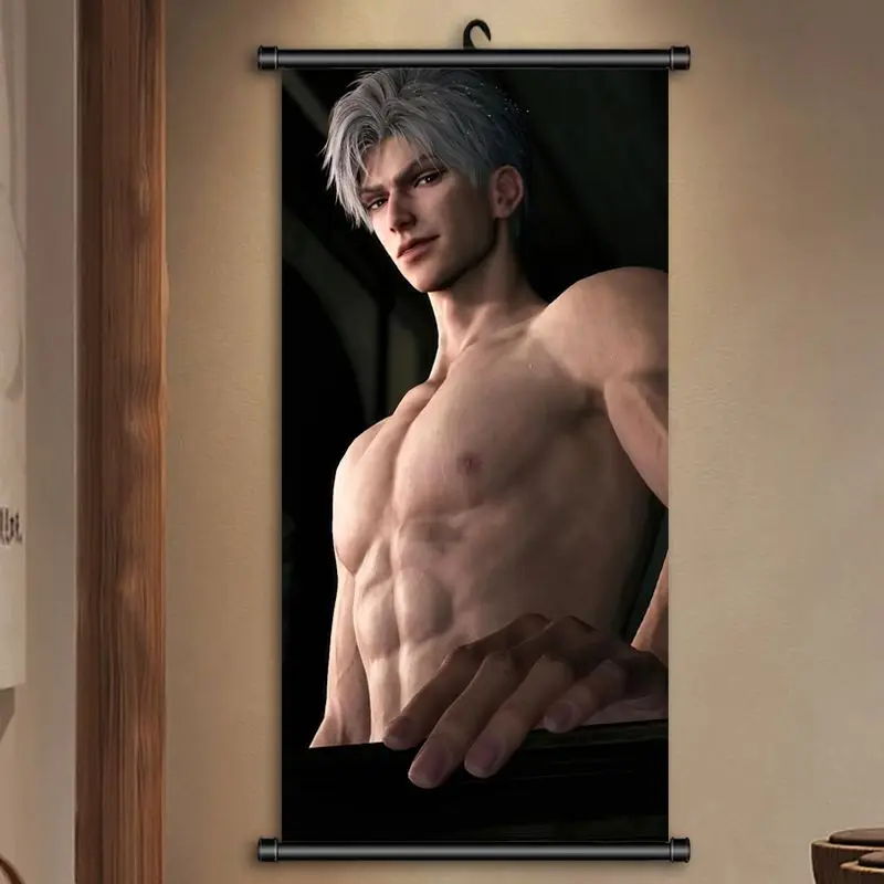 

Game:Love And Deepspace Sylus Rafayel Xavier Game Character Merchandise Poster Hanging Picture Without Hole Sexy Decoration Gift