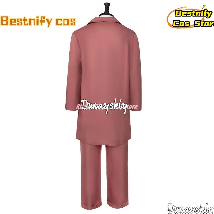 Anime Danganronpa Momota Cosplay Costumes Brick Red Tops Pants Outfit  Carnival Halloween ComiCon Uniform For Men Clok