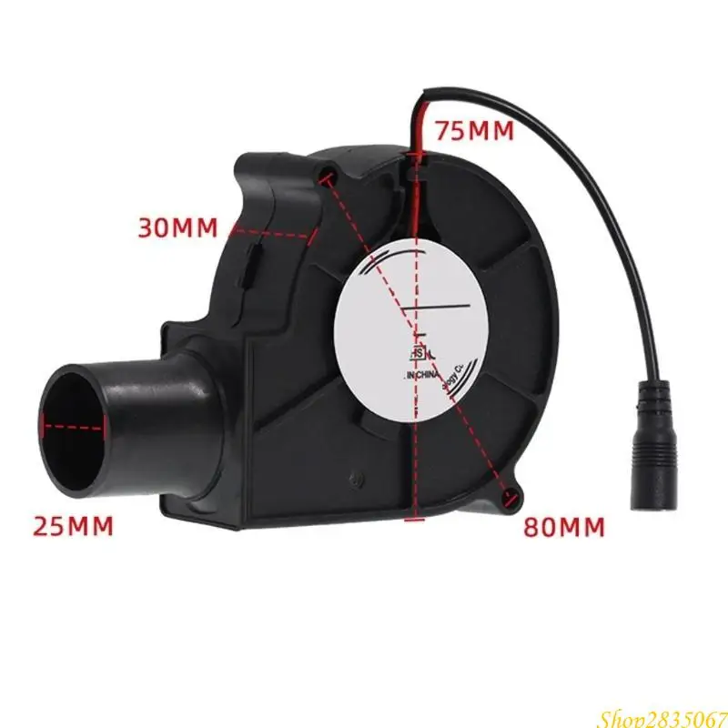 Quạt làm mát để nấu ăn ngoài trời Quạt thổi BBQ động Quạt bi 3700RPM Vòng bi 831F