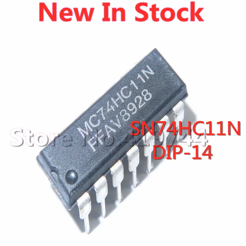 5 uds./lote 74HC11 SN74HC11N HD74HC11P DIP-14 puerta/inversor chip lógico y circuito en Stock nuevo IC original