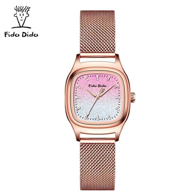 Fido Dido Sports Couple Watch - 50M Waterproof Silicone Strap | Japan Movement | Unisex Digital Analog | Gym Running FD2351-916