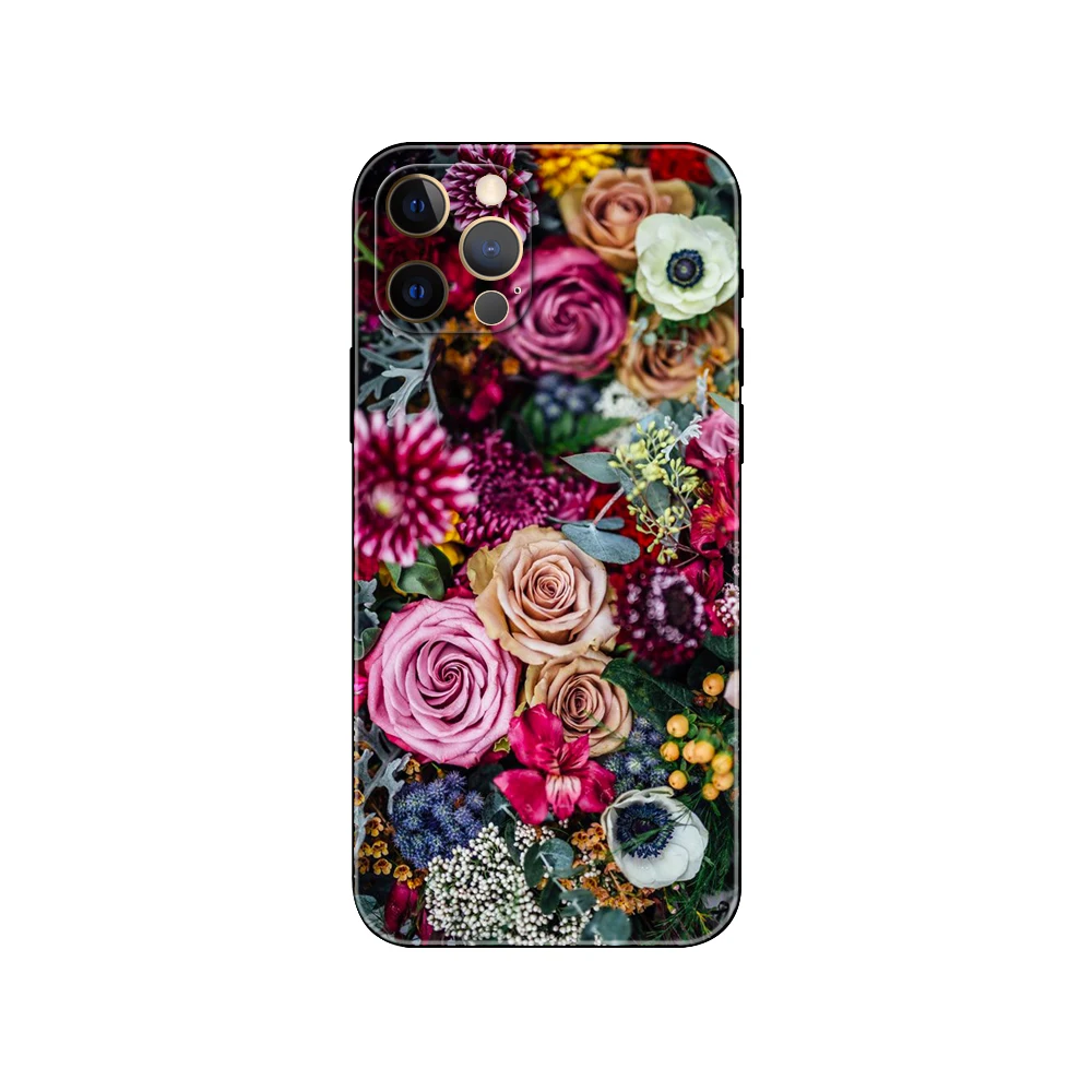 Funda de teléfono con mariposa roja sobre rosas blancas, carcasa trasera de tpu negra para iphone 14 se 6s 7 8 plus x 10 XR XS 11 12 13 mini pro MAX