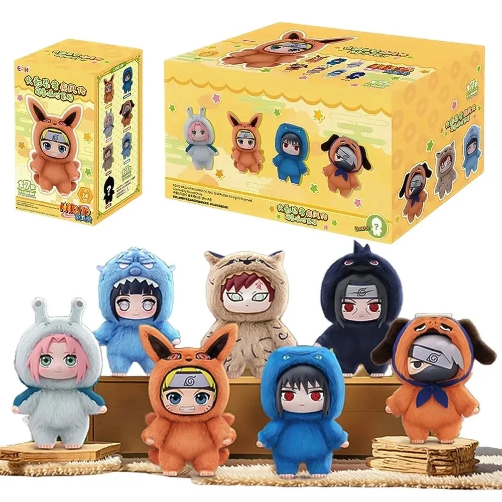 

Hot Naruto Itachi Sasuke Kakashi Gaara Series Blind Box Trendy Toy Figure Plush Pendant Collection Birthday Present