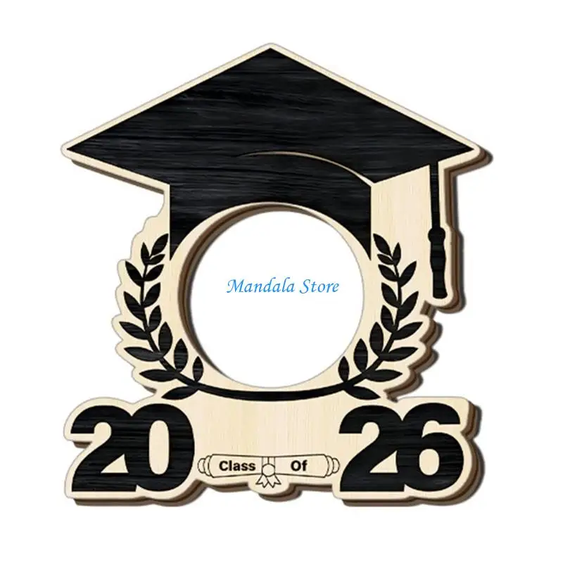 U2JC Sustainable Photo Frame Classical Picture Frame Perfect for 2026 Graduation Decors & Lovely Gifting
