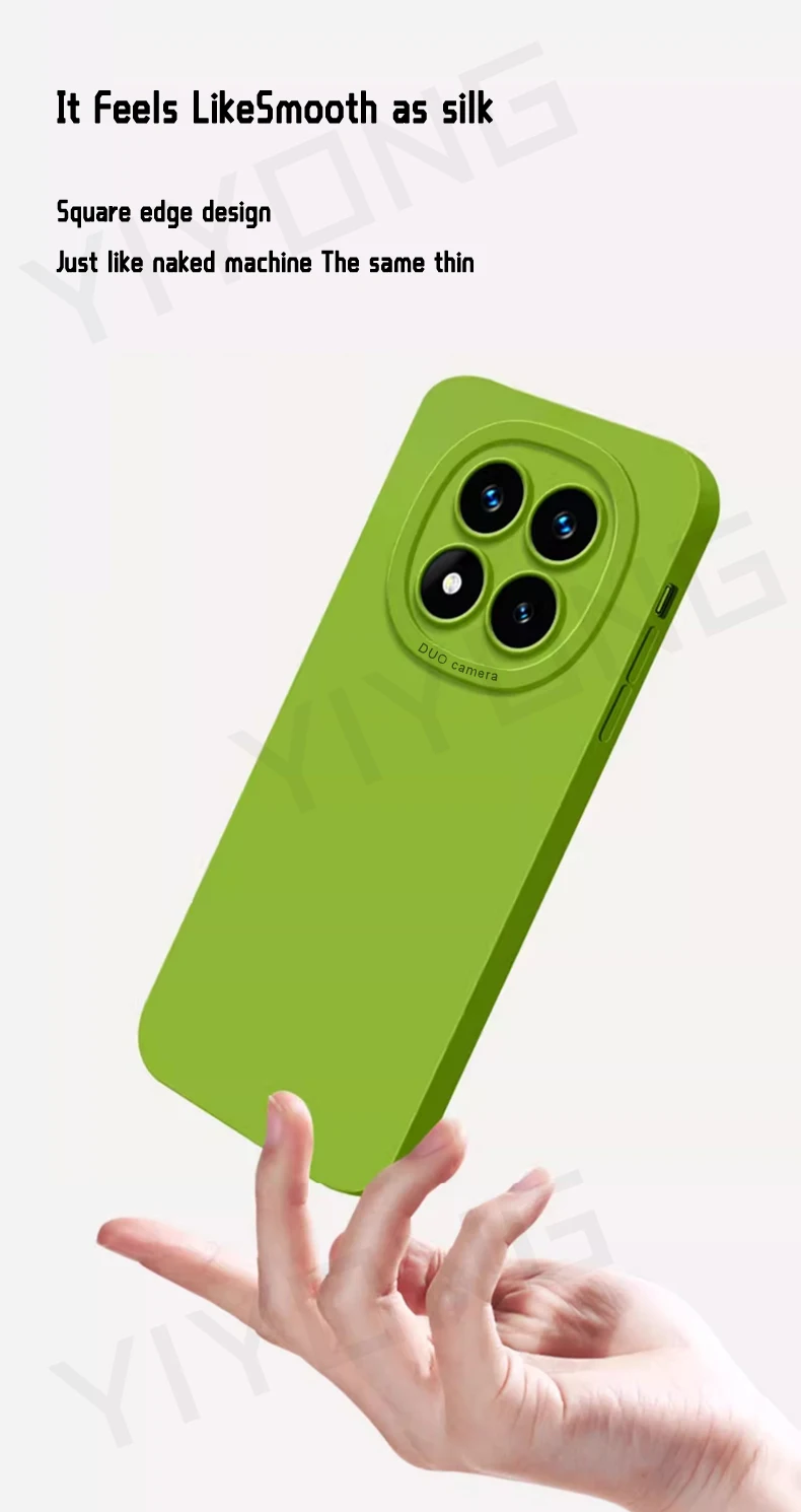 Für Redmi Note15 Pro YIYONG Seidig Weiche Flüssigsilikon-Schutzhülle für Xiaomi Redmi Note 15 14 Pro Plus Xiomi Global Handyhülle – Detail 5