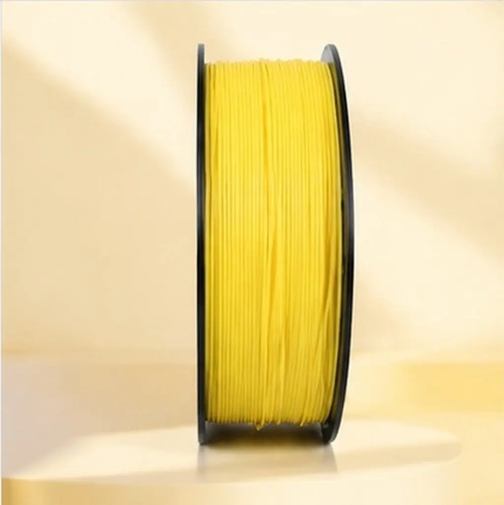 Pla 1.75mm Filament 1Kg Yellow 3D Printer Supplies Strong Compatibility Precise Layer Adhesion Vibrant Results Smooth Finish