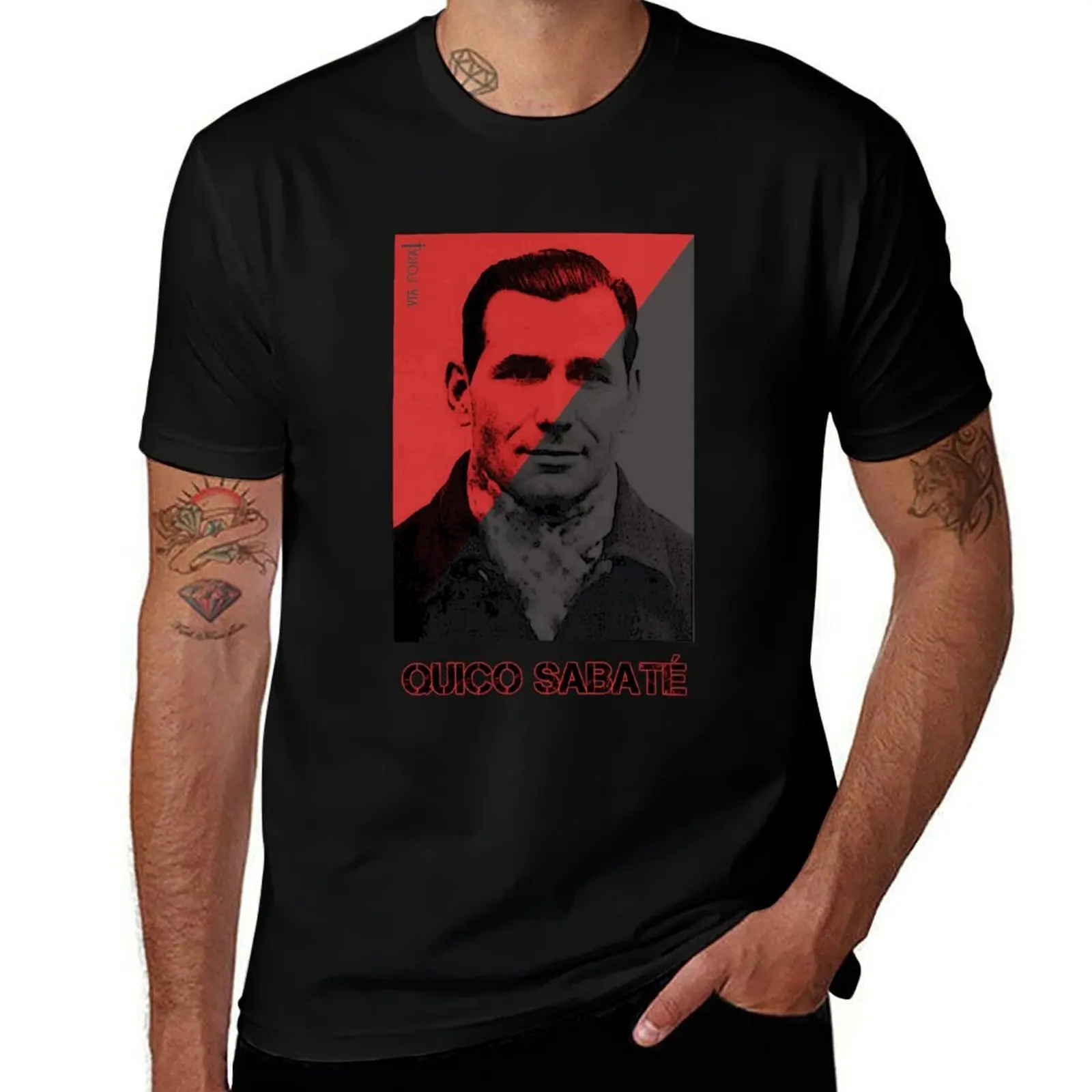 Quico Sabaté T-Shirt Large Size Loose Casual Tee T-Shirt