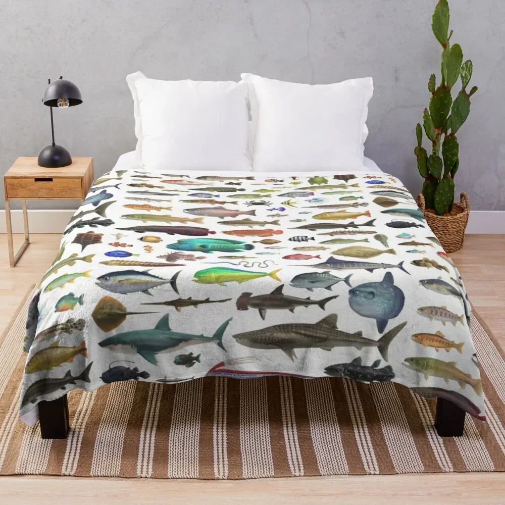 

ALL FISH N STUFF Critterpedia Throw Blanket Blanket For Baby