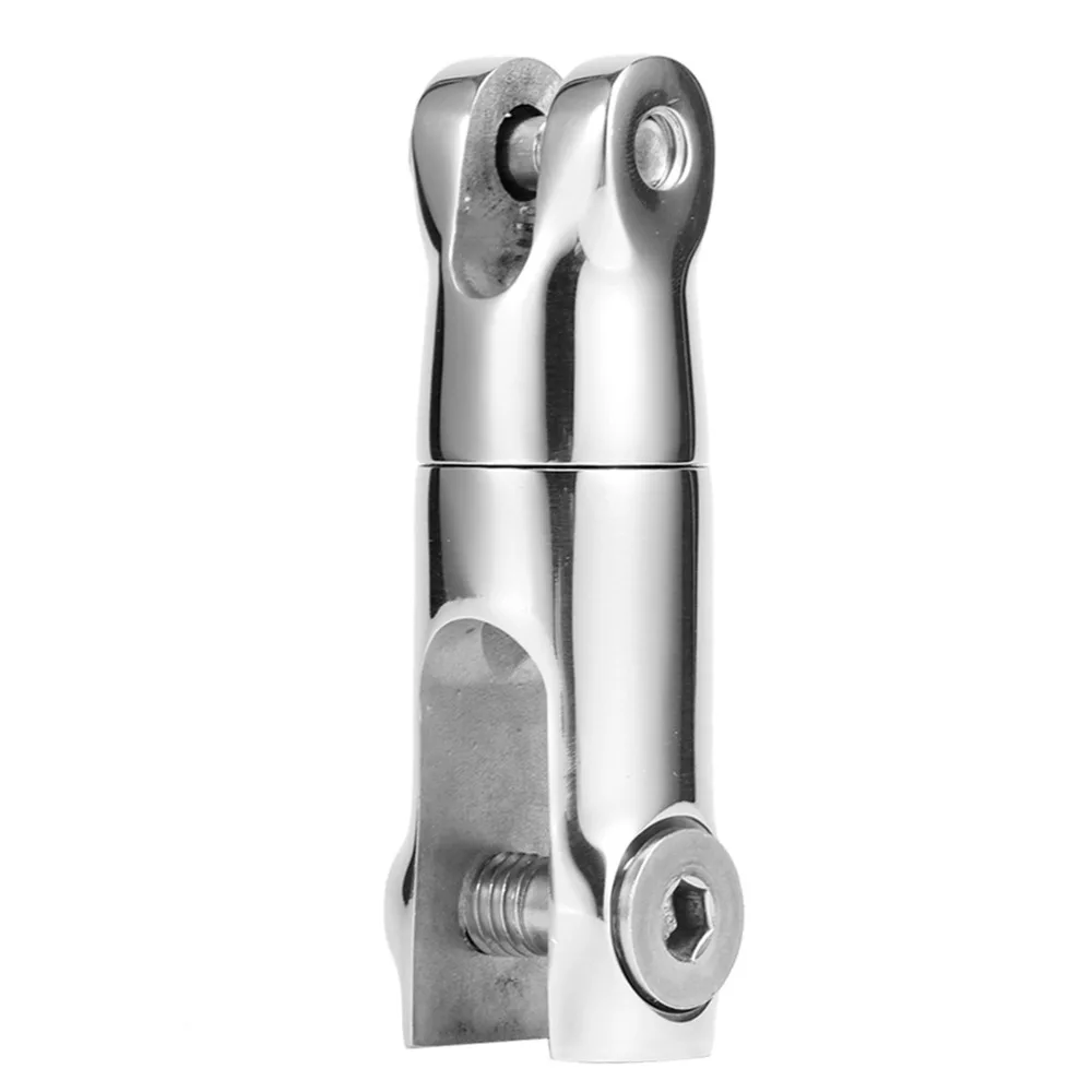 316 Stainless Steel Anchor Rotating Connector Heavy Duty Silver Anchor Swivel Connector Marine Swivel Connector