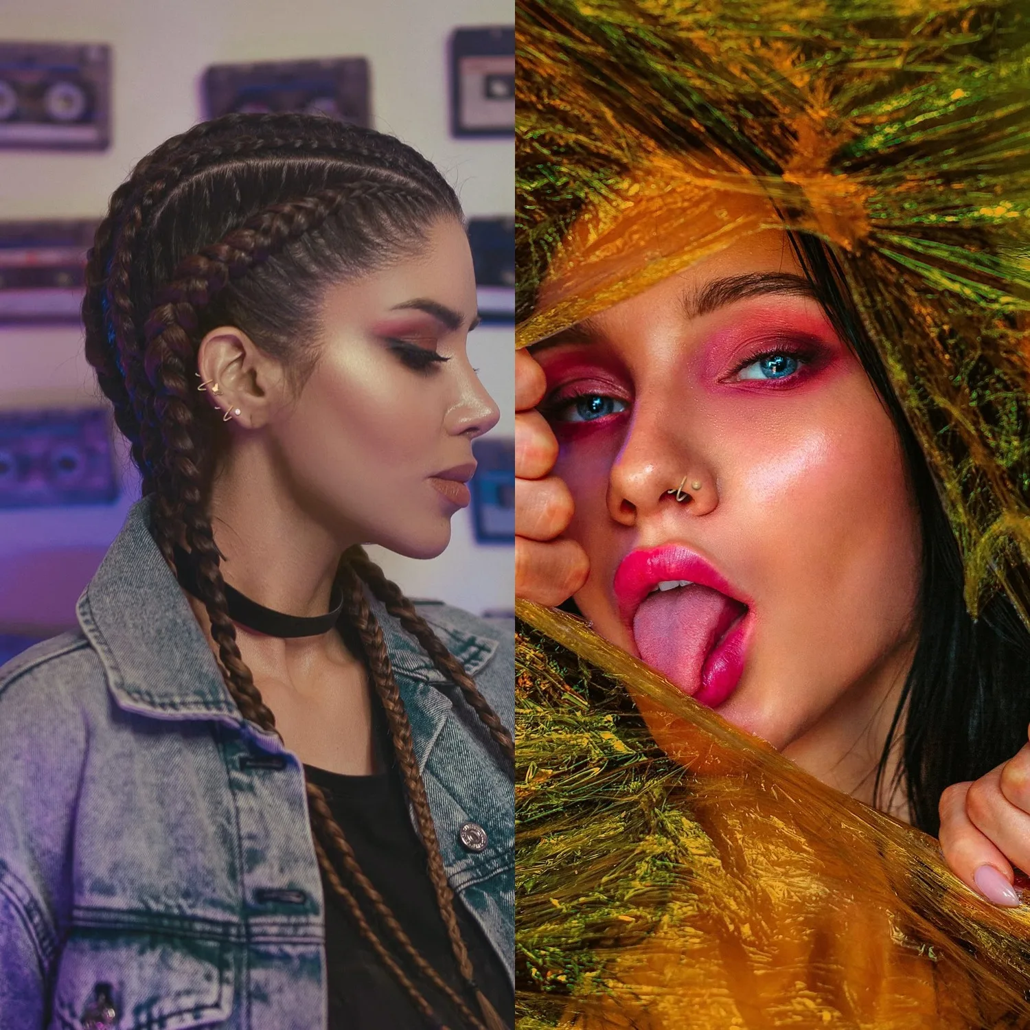 Bobisty 16 قطعة حلقة الأنف المزدوجة هوب مجموعة للنساء 20 جرام الفولاذ المقاوم للصدأ دوامة ستار اللؤلؤ تشيكوسلوفاكيا فراشة الأنف الدائري ثقب المجوهرات