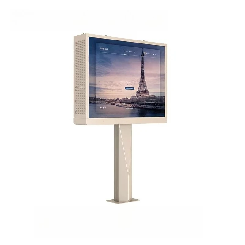 Double Sided Billboard Large Screen LED Display Solar Electronic Signs with IP65 Weatherproof for Outdoor Advertising