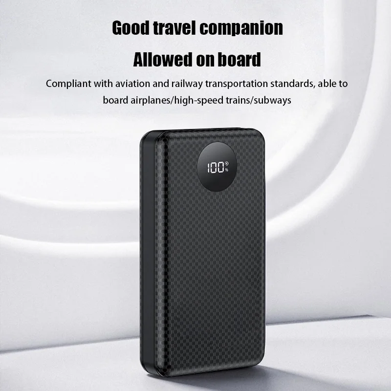 6*18650 Battery Holder 10W Fast Charging DIY Mobile Power Case Dual USB Type C Charge for iPhone Xiaomi With LED Light Outdoor