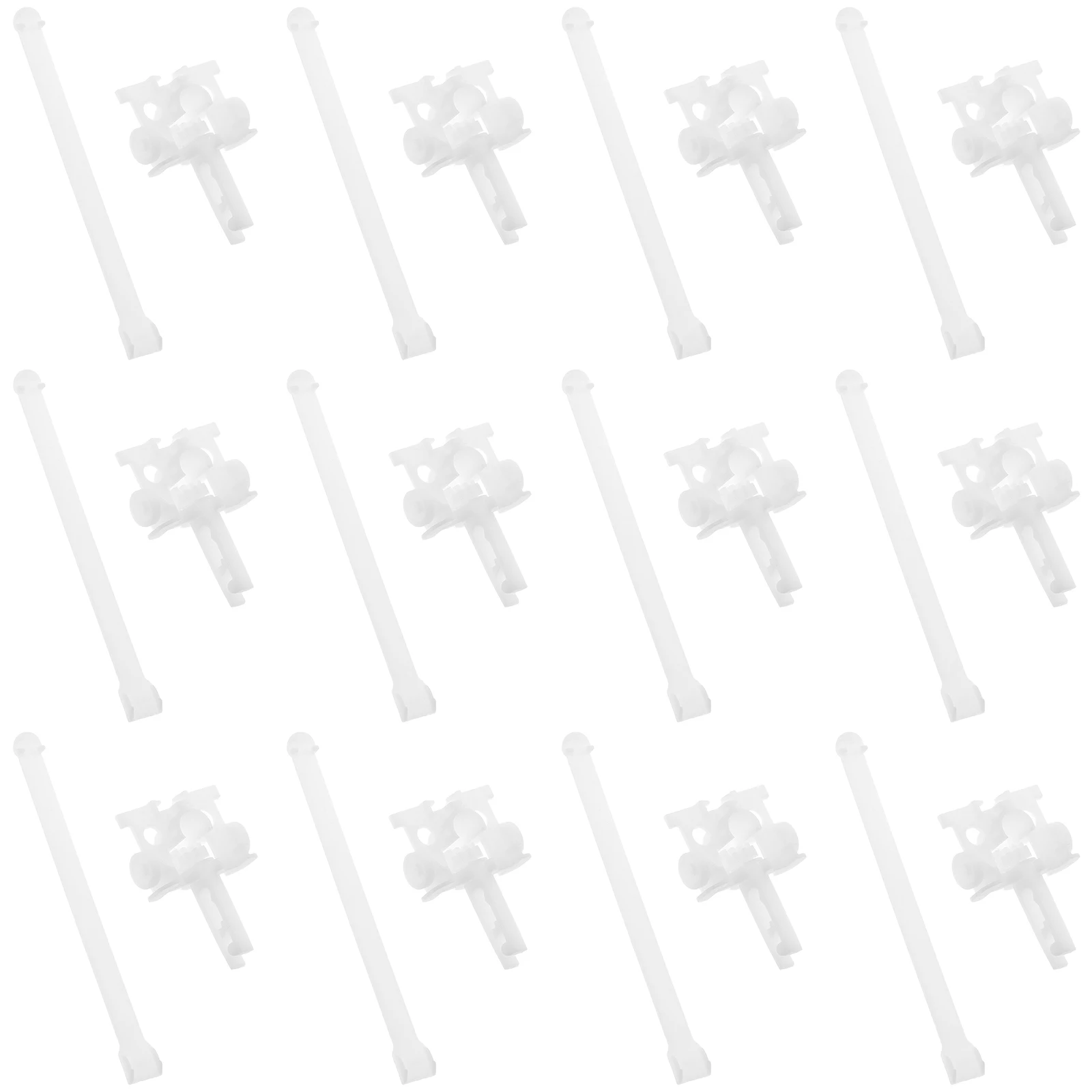 

12 Sets Vertical Blind Repair Kit Replacement Parts for Curtains Window Blinds Accessories Plastic Mini Blind Hardware