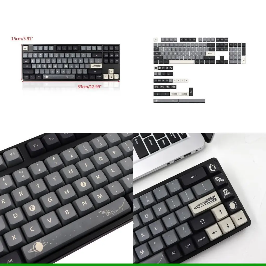 

U55C 133 for Key Keycaps PBT XDA Keycap For DZ60/RK61/64/GK61/68/84/980/104 Mechanica