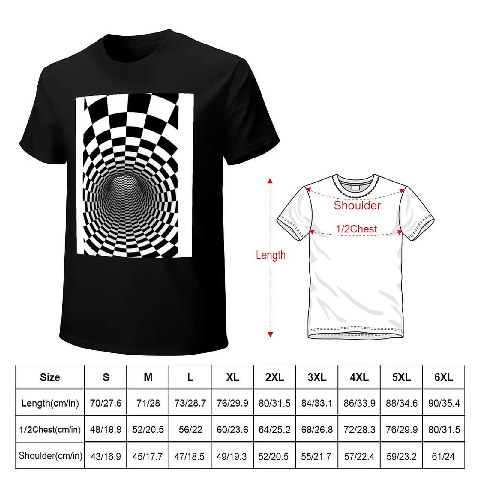 Victor Vasarely Plasticien artwork for sales, T-Shirt Simple Casual Short Sleeve Tee