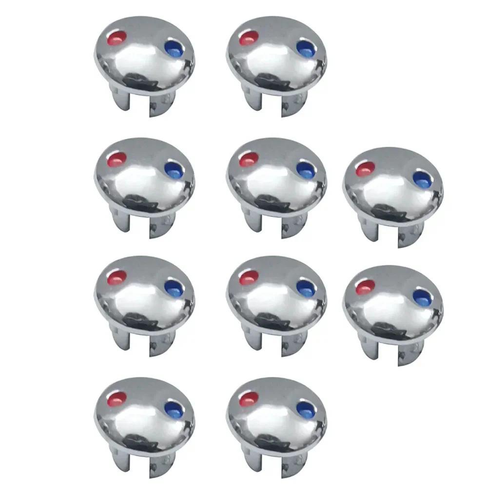 Hot Cold Water Sign Faucet Sign Mixer Tap Indicate Red And Blue Label Tap Handle Water Sign Faucet Handle Accessories