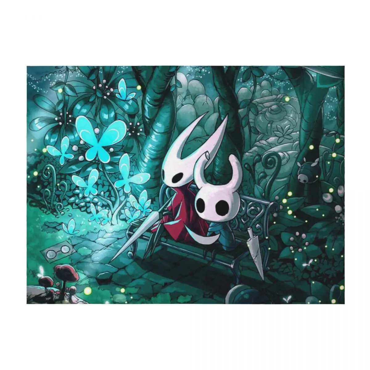 

hollow knight Throw Blanket Decorative Sofas Decoratives Decorative Beds Sofa Blankets