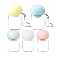 Wholesale Food Grade Outdoor Leakproof Portable Puppy Pet Travel Water Feeder Bottle 300ml Small Dog Water Cup Pet Cat Water Cup