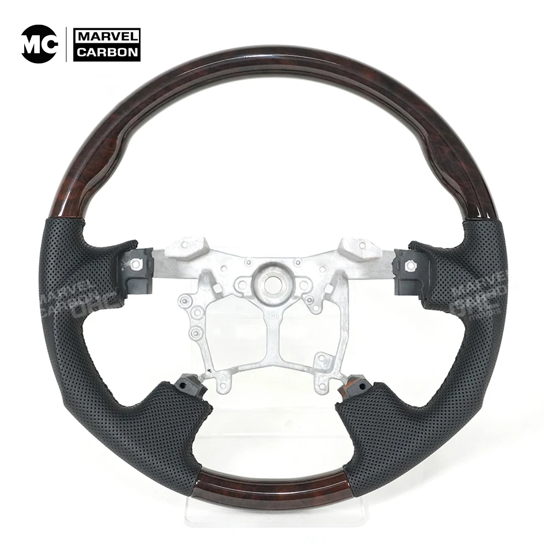 Customized Steering Wheel For Toyota Crown models 10-12 Mahogany Four-Frame Steering Wheel Upgrade And Modification