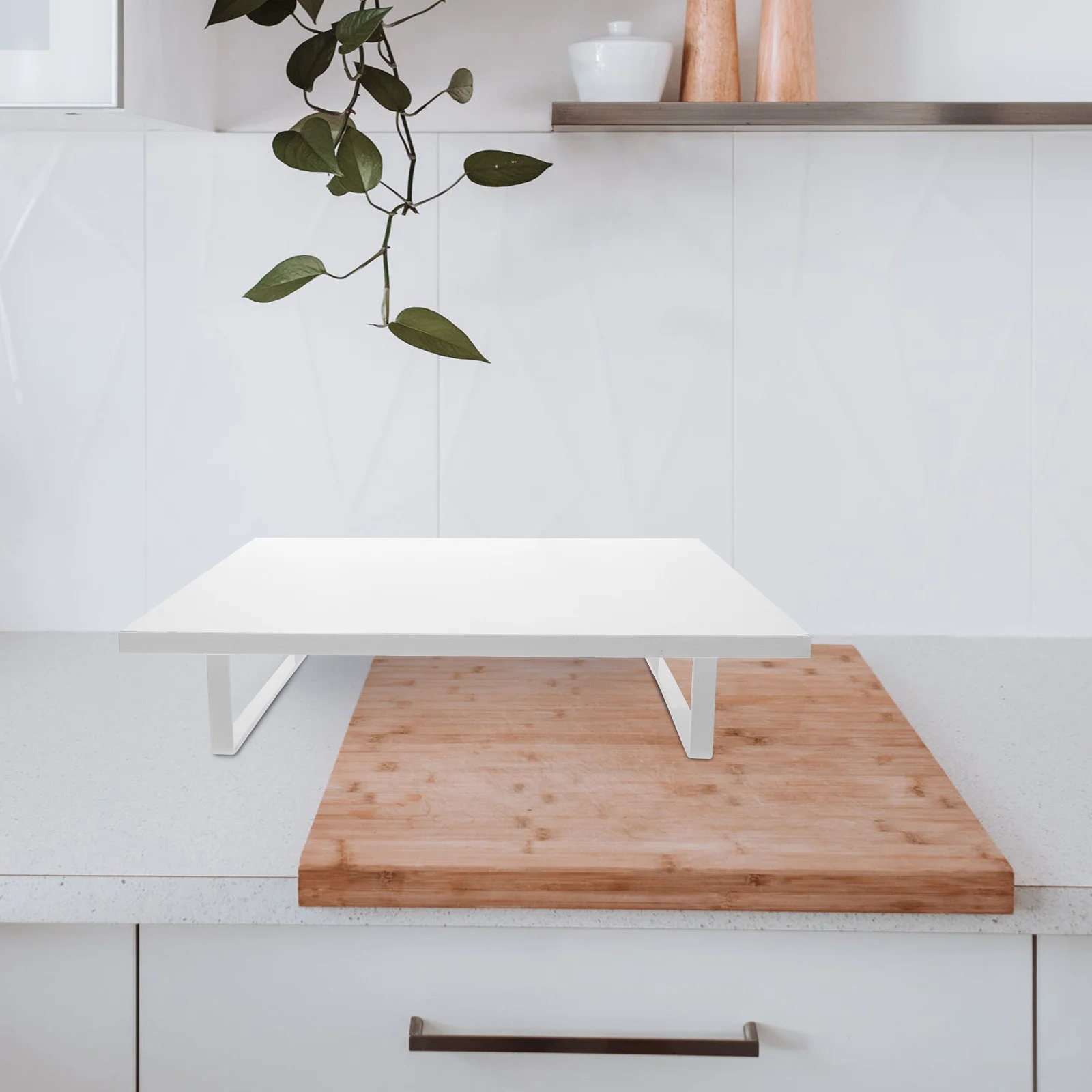 التعريفي طباخ رف المطبخ تخزين حامل قوي كونترتوب المنظم متعددة الوظائف غطاء موقد حامل سطح المكتب الرف