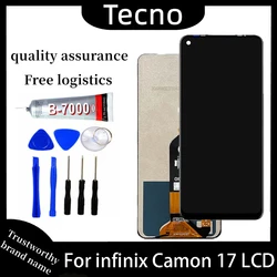 Tested LCD For Tecno infinix Camon 17 LCD For camon 17 LCD spark 7pro CG6 KF8 LCD Display Touch Screen Digitizer LCD Replacement