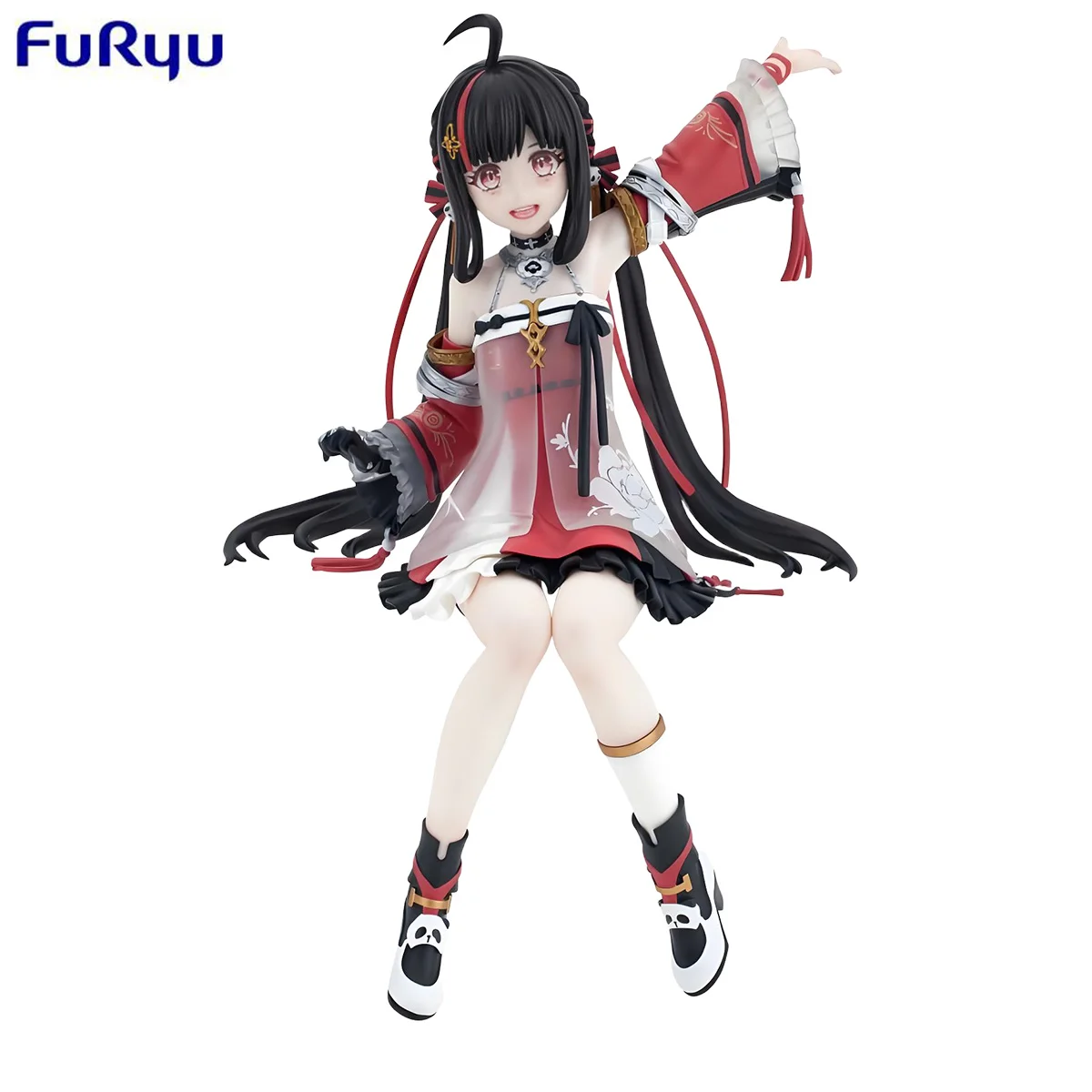 

In Stock FuRyu Original GRAY RAVEN：PUNISHING Pu Lao Hua Zhong Instant noodle pressure PVC Anime Action Figure Model Toys Gift