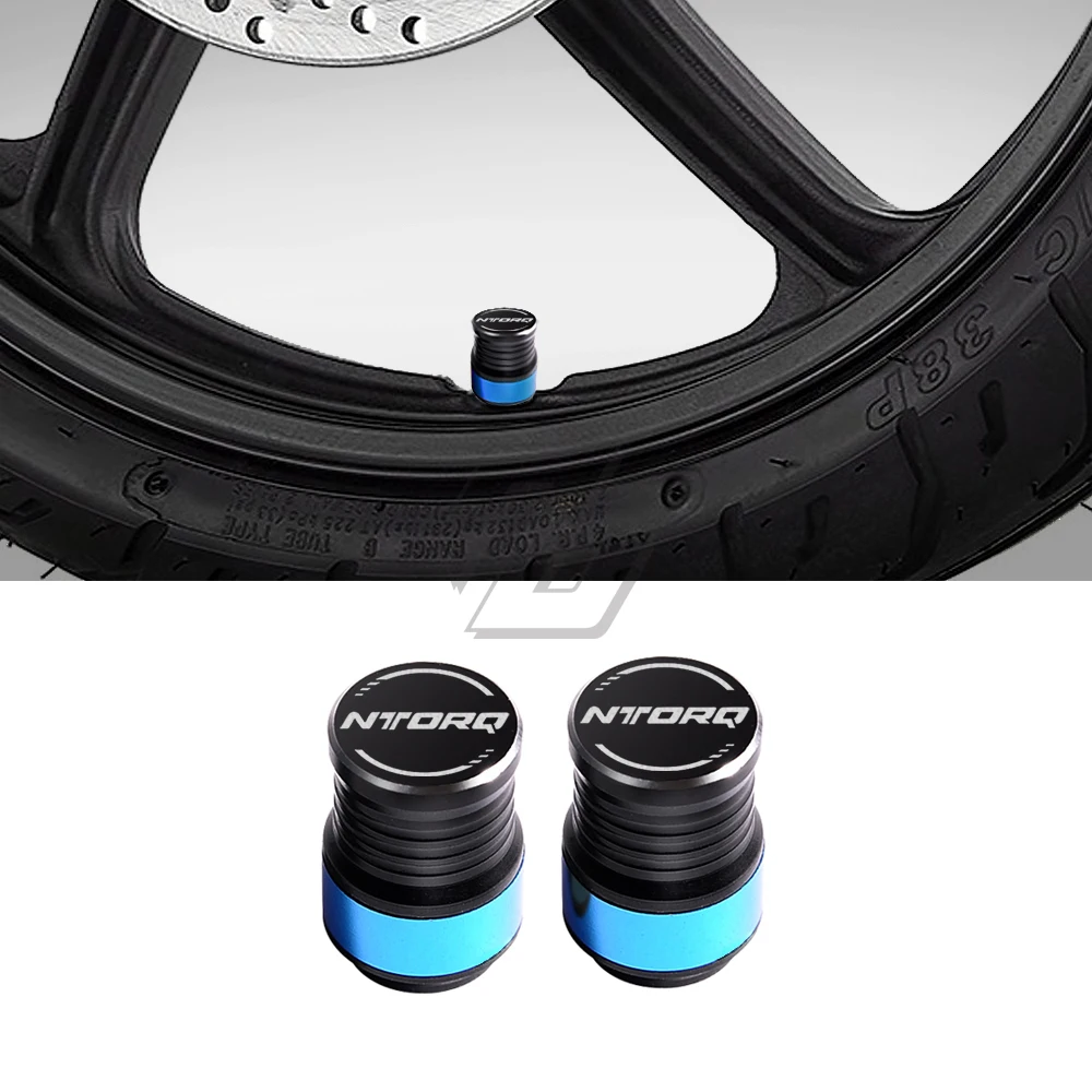 Motorcycle Accessories Vehicle Wheel Tire Valve Stem Cap Cover Case for TVS NTORQ 125 Scooter