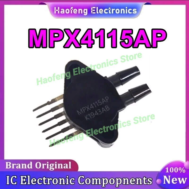 

MPX4115AP MPX4115 SIP-6 Новый оригинальный однокристальный кремниевый датчик давления