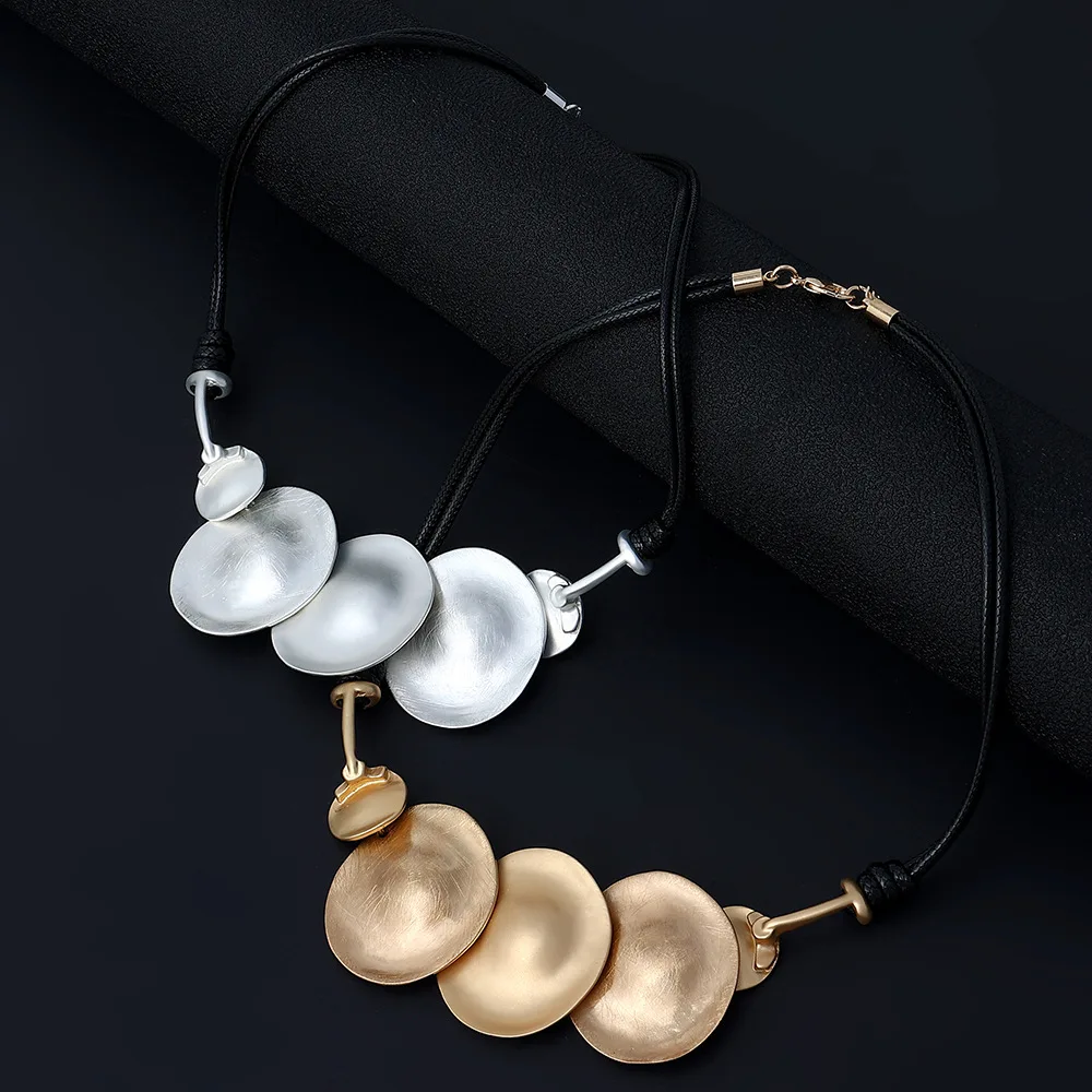 

DIY accessories jewelry hot-selling high-end necklace women's metal collarbone chain retro simple short necklace