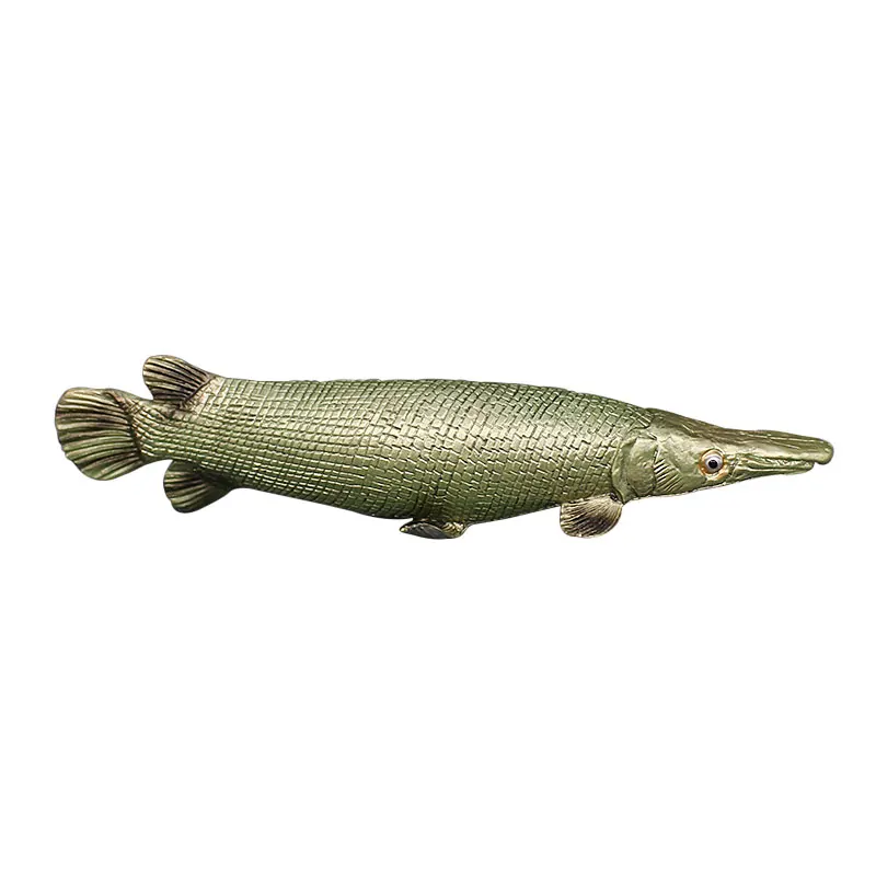 Zabawka edukacyjna symulująca model wodny: Arowana azjatycka, Aligator Gar, Koi, figurki akcji, kreatywne miniatury, ozdoby, akcesoria.