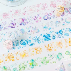 1pcs/lot Decorative Adhesive tapes  Glistening Bubbles masking tapes Junk Journal Scrapbooking stikcers DIY Paper