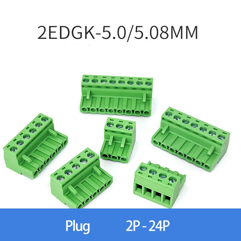 5.08mm Plug plug-in terminal block 2EDGK 5.08mm plug paired with 2EDGM 5.08mm pin header connector