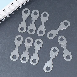10 Pcs 30A-150A 32VDC Automotive Car Flat Zinc Sheet Small Fuse Sheet For Car Fuse Round Hole Insert Fuse Auto Parts