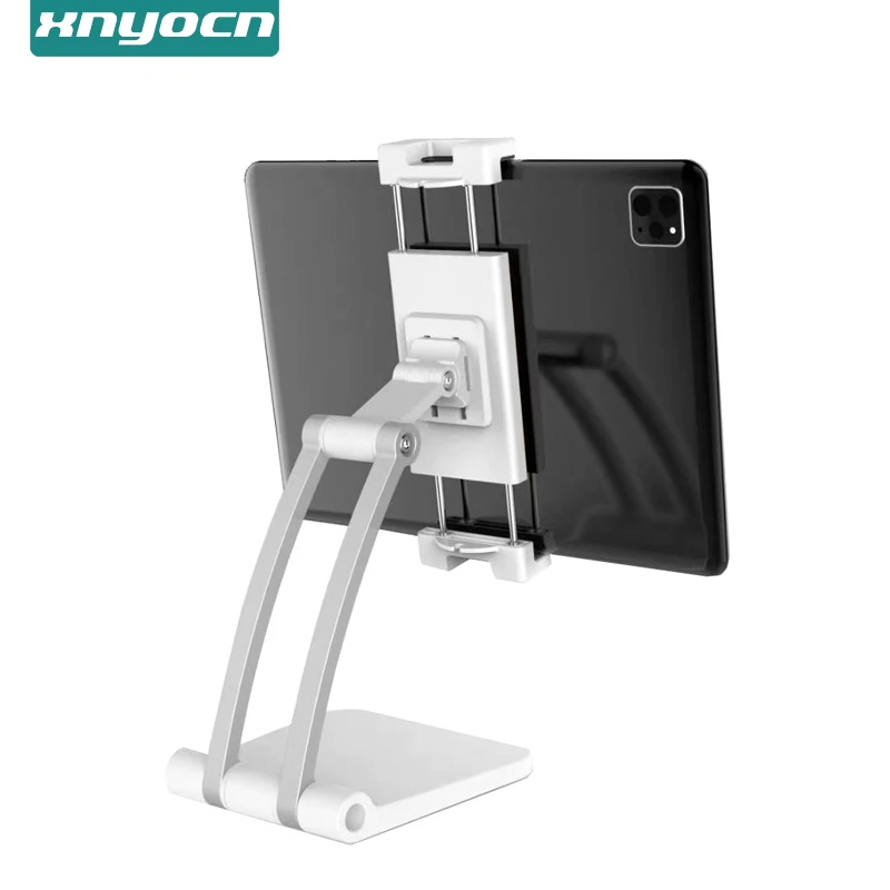 

Подставка-держатель для планшета, регулируемое складное поворотное на 360 ° настольное крепление, кронштейн для сотового телефона, поддержка 4,7-12,9 дюймов для Ipad Pro 12,9 Xiaomi Pad